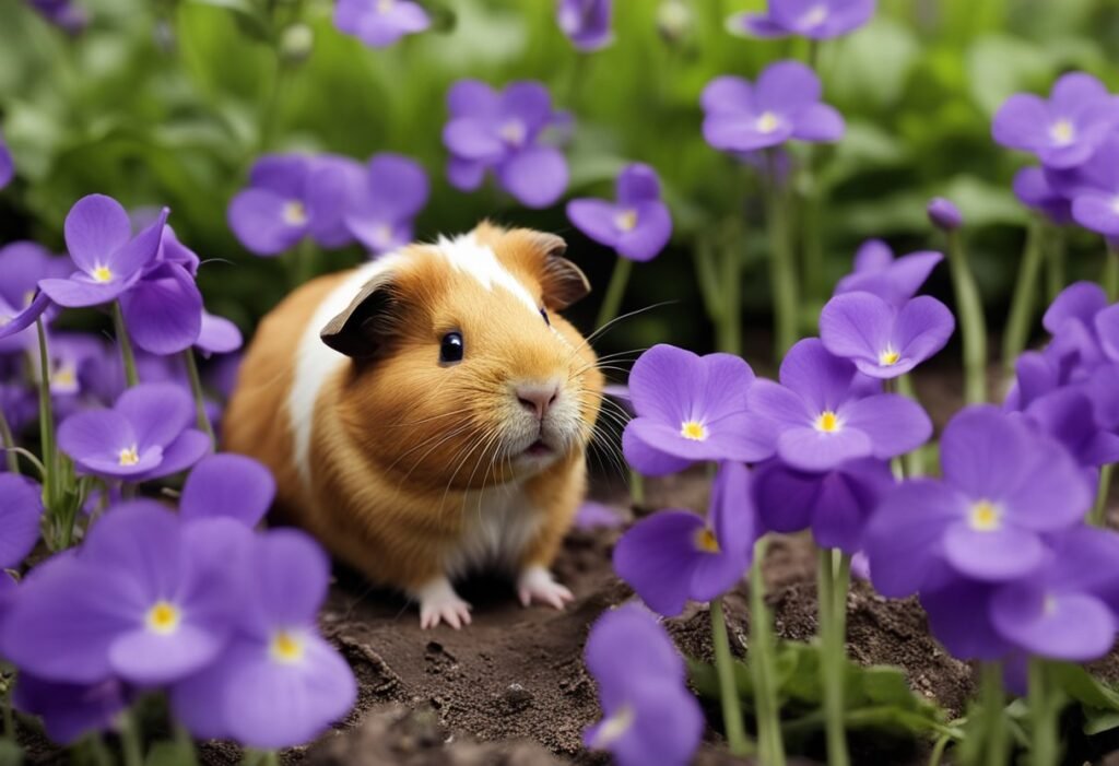 Can Guinea Pigs Eat Violets